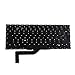 Price comparison product image OLVINS New UK English Keyboard for Macbook Pro Retina 15'' A1398 UK Keyboard 2013 2014 2015 Year Without Backlight