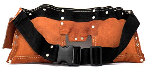 Iit 91112 7 Pocket Leather Tool Belt, Polyweb Belt With Quick Release Buckle. #TOP1