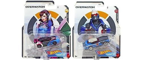 Hot Wheels Overwatch 2020 Set de 5 Coches de Personajes miniatura 7