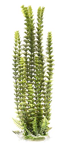 Grande plante artificielle pour aquarium réaliste avec socle lourd de 43 cm - 2