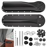 Spa Cover Lift Accessories,Hot Tub Cover Lift Original Parts,One Pair of Brackets Includes Mounting Kit,Side Mount Manual-Pivot Lifter Accessories,Lifter Replacement Two Bracket Kit