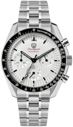 WD1860 WD1861 WD1863 Herren Chronograph, Japanisches VK63 Quarz Sportuhr, 40 mm Bubble Saphirglas Armbanduhr