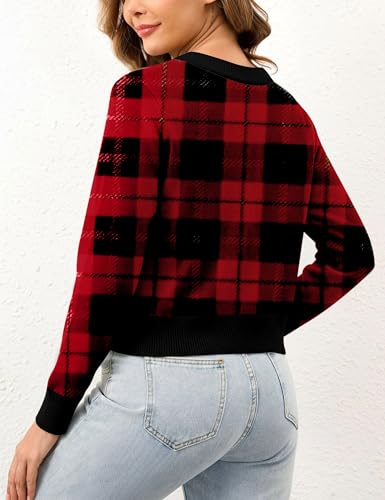 Image of Ziesexy Womens 2026 Leopard Cardigan Cropped Button Up Sweater