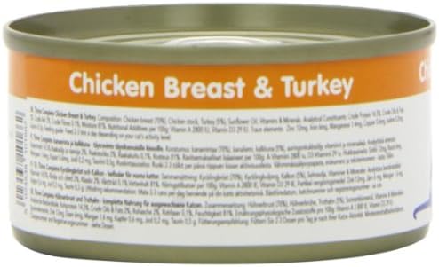 Thrive Cat Food Complete Chicken and Turkey, Pack of 6, 75 g