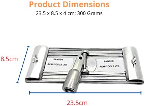 REMI TOOLS LTD Swivel Pole Sander Head for Fast, Productive Floor, Wall, and Ceiling Sanding Without Ladders, Fits with All Sandpapers.