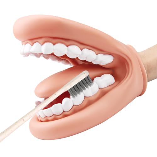 Mouth Puppet with Tongue Teeth for Speech Therapy Soft Silicone Oral Model