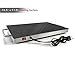 Nutrichef Electric Hot Plate Tray Dish Warmer with Black Glass Top - Ideal for Home, Buffets, Parties, Kitchens & Restaurants - Warming Tray for Food - Tortilla Warmer - Dimensions: 16.5 x 11