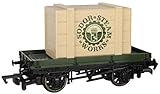 Bachmann Trains - Thomas & Friends 1 Plank Wagon with SODOR STEAM Works Crate - HO Scale