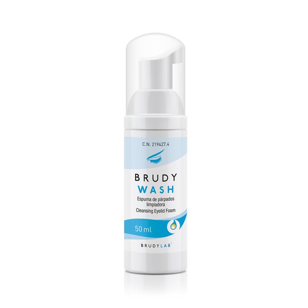 BRUDYLAB - Brudy Wash - Espuma de Párpados Limpiadora - Ayuda a la Limpieza de Secreciones Oculares - Higiene de Párpados y Pestañas - Salud Ocular - 50 ml