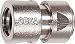 Produktbild Geka 701XSB Schlauchstück Stecksystem 1/2 Zoll MS NI mit Spannmutter 13 mm, Silber, 18 x 8 x 13 cm