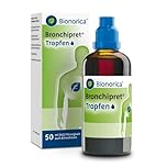 Bronchipret® Tropfen – extra stark mit 3-fach Effekt bei Husten und akuter Bronchitis, hochkonzentriert* und pflanzlich, mit Thymian-Efeu-Kombination, 50 ml, Tropfen