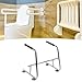 Topyond Toilet Safety Rails, Stable Prevent Slip, Thickened Stainless Steel, Stand Alone Grab Bar, Raised Toilet Handles for Seniors,Disabled