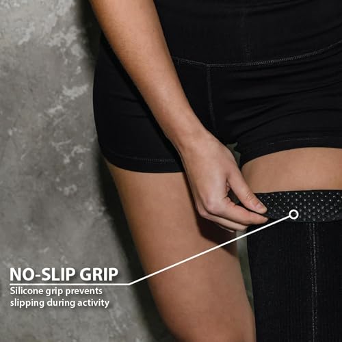 zensah thigh compression sleeve - support for pulled hamstring quad strain groin compression wrap for men and women