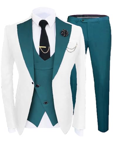 Groom Suits for Wedding 2025 Mens Slim Fit Fashion Tuxedo Dress Suit for Party ST-XZ009
