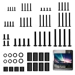 68 Pcs M4 M5 M6 M8 Screws for TV Bracket Screws for Back of TV Bracket Bolts, TV Wall Mount Screws Kit, TV Mounting Screws, TV Mount TV Stand Screws Hardware for Most TVs Monitors up to 80''