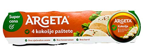 Argeta Patè Zonder conserveermiddelen in pot (Kip Cadeauset 12 Blikken 95 gr, 95 Gram)