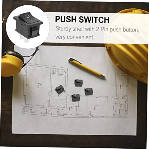 TOGEVAL 10 Pçs Mini Interruptor De Balancim Interruptor De Switcheroo Interruptor De Botão Pequeno I