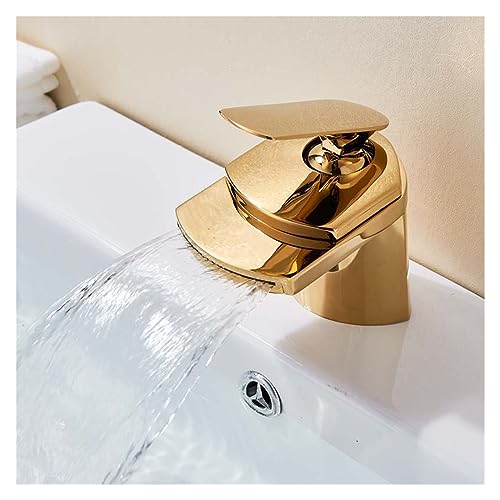 Mitigeur cascade laiton chrome au design épuré et moderne