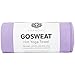 #1 Best Hot Yoga Towel (26.5x72) - SUEDE - 100% Microfiber, Skidless Yoga Towel, Super Absorbent, Anti-slip, Injury Free - Best Bikram Yoga Towel - Exercise, Fitness, Pilates, and Yoga Gear; Lifetime Guarantee
