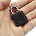 Cionyce 8 Pcs Mini Padlocks with Keys, Luggage Locks for Travel, Suitcases, Backpacks, Gym Lockers, Cabinets, Toolboxes (Black)