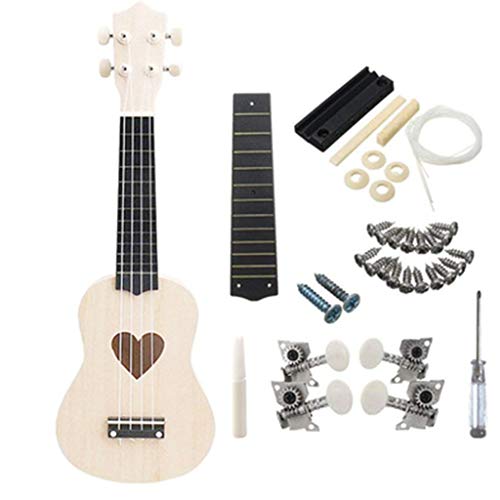 S-TROUBLE Ukulélé DIY Faites Votre Propre Ukulele Hawaii Ukulele Kit - Les Beatles, Paul McCartney, John Lennon, RIngo Starr, George Harrison S-TROUBLE Ukulélé DIY Faites Votre Propre Ukulele Hawaii Ukulele Kit – Image 3