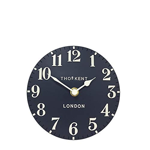 Thomas Kent Mini Collection Arabic Mantel Clock Ink Blue 6