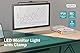 DIGITUS LED Monitor-Leuchte mit Klemmbefestigung - Dimmbar - 5 Helligkeitsstufen - Einstellbare Farbtemperatur - 250 Lumen - Schreibtischlampe - Bildschirmlampe - Schwarz