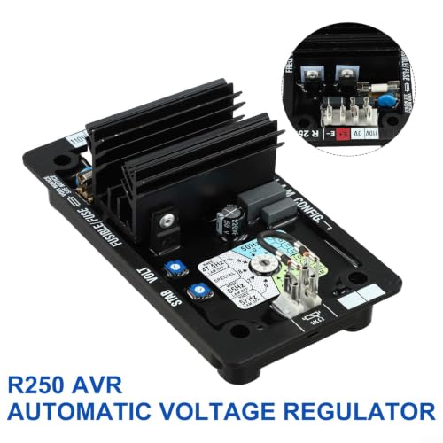 AVR R250 con control de transistor y función U/F para regular voltaje 4