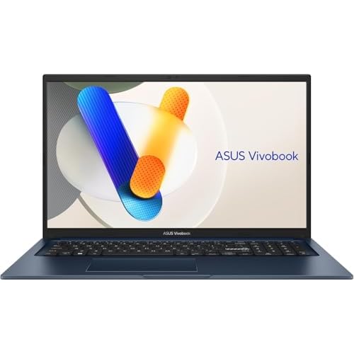 ASUS Vivobook 17 | Quiet Blue (X-Serie) | 17,3" FHD | Core i7 1355U | RAM: 40GB | SSD: 2TB | Windows 11 Pro | Office 2024 Pro #mit Notebooktasche