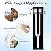 Tuning Fork 128 Hz Healing Instrument, Tuning Forks for Healing Set with Reflex Hammer, Aluminum Alloy Sensory Tone Therapy Instrument with a Bag Sound Therapy Gifts for Chakra Use Woman Man