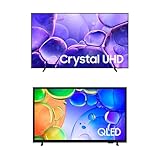 Smart TV 85' Crystal UHD 4K + Smart TV-43' QLED Full HD