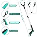 6 Pieces Knee and Hip Replacement Kit After Surgery, with Leg Lifter, 32 inch Rotating Reacher Grabber,Sock Aid, Shoehorn&Dressing Stick,Back Scratcher,Bath Loofah, Hip Kit for Surgery Recovery