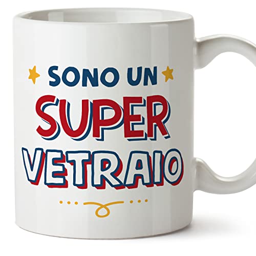 Mugffins Tazza in ceramica 11 oz (350 ml) per vetraio