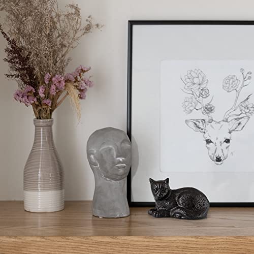 Estatua de gato de hierro fundido MOLIGOU decorativa miniatura 6