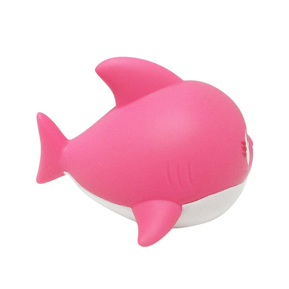 ODS 48822 BABY SHARK zestaw 3 rekinów z siatkówką do kąpieli, niebieski; różowy; żółty; biały
