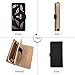Tunejoy Cartera de Mujer Gran Capacidad Largo Monedero Cuero de la PU con Múltiples Ranuras Bifold Billetera con Cierre Hebilla Negro Imagen de Tunejoy Cartera de Mujer Gran Capacidad Largo Monedero Cuero de la PU con Múltiples Ranuras Bifold Billetera con Cierre Hebilla Negro