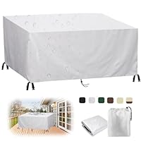 Gartenmöbel-Abdeckung 320x220x75 Cm – Wasserdicht, UV-beständig Aus 420D Oxford, Mit Kordelzug & Schnallen