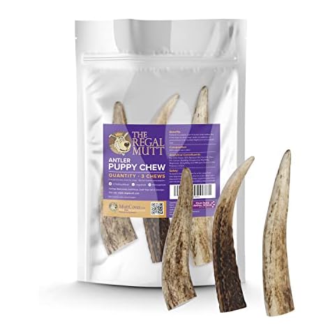 The Regal Mutt - Antler Puppy Chews (Pack of 3) Cover