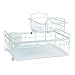 Stojaki na naczynia 2 Tier Dish Rack Praktyczny i Moda z wyjmowaną płytką odpływową Dalnik Uchwyt Naczynia Do Dania kuchennego Daniaczki Stojak na naczynia ze stali nierdzewnej (Color : White)