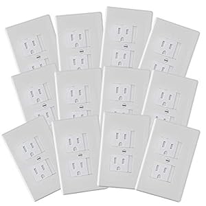 Safety Innovations Self-Closing Babyproof Outlet Covers – (for Center Screw Outlets Only) an Alternative to Wall Socket…