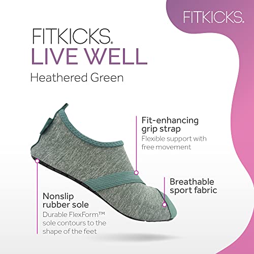 Image of FITKICKS Original Women's Foldable Active Lifestyle Minimalist Footwear Barefoot Yoga Sporty Water Shoes