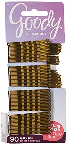 Goody Hair Bobby Pins, Blonde, 90-count, Metallic Blonde