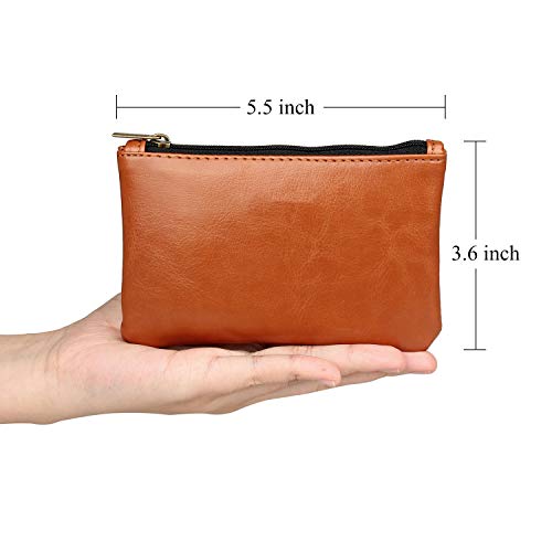 Estuche de cuero para tabaco de pipa con forro de goma elegante modelo B 4