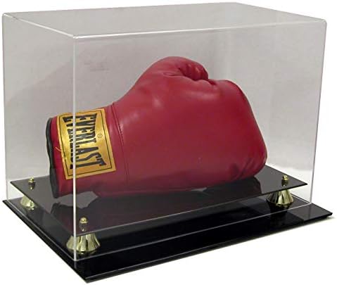 Deluxe Boxing Glove Horizontal Display Case with Risers