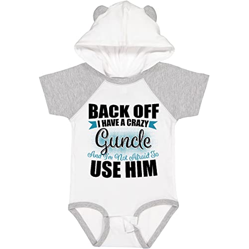 inktastic Back Off I Have a Crazy Guncle and I'm Not Afraid To Use Baby Bodysuit