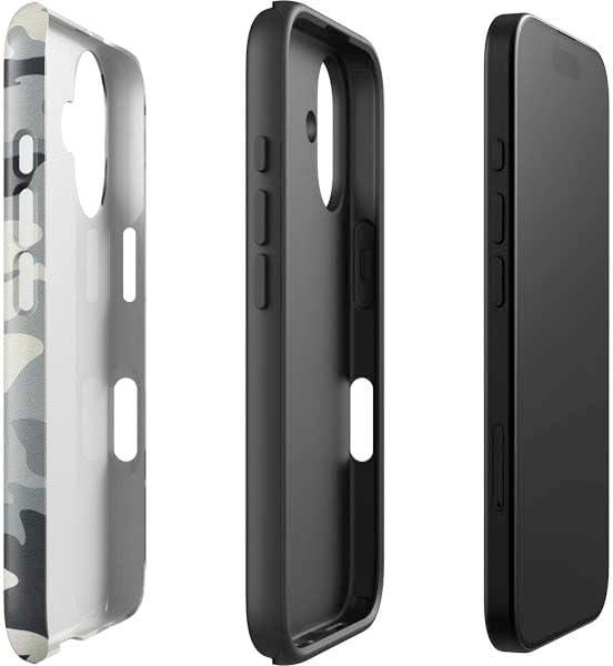 Skinit Impact Phone Case Compatible with iPhone 16 - Officially Licensed NFL Pittsburgh Steelers Camo Design