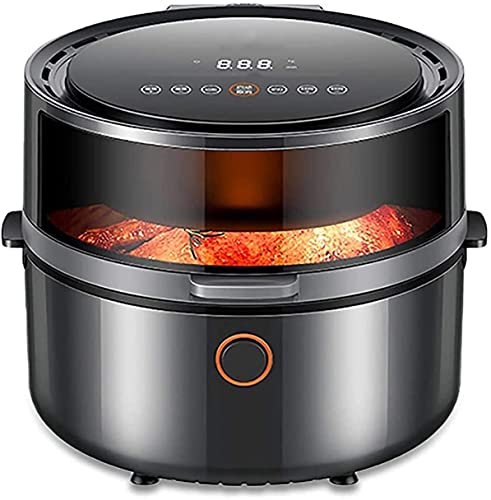 NCRD Freidora de aire digital de 5,8QT, cocina de deshidratador para freír, hornear, deshidratar, fermentar, asado, asador