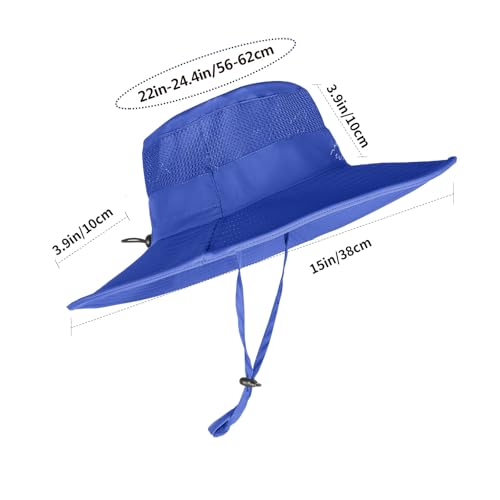Image of Sun Hats for Men Women Fishing Hat UPF 50+ Breathable Wide Brim Summer UV Protection Hat