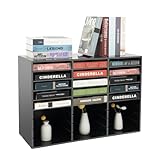 YUASDUU Literature Organizer, 27 Compartments Office Mailbox Cubbies with Removable Shelves Countertop Mail Sorters Student Mailboxes for Classroom Home Office Classroom Mailbox for Files Documents