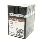 100 Groz Beckert Ball-Point (FFG/SES) 16X231 16X257 DBX1 Sewing Machine Needles (Size 8 (Metric Size